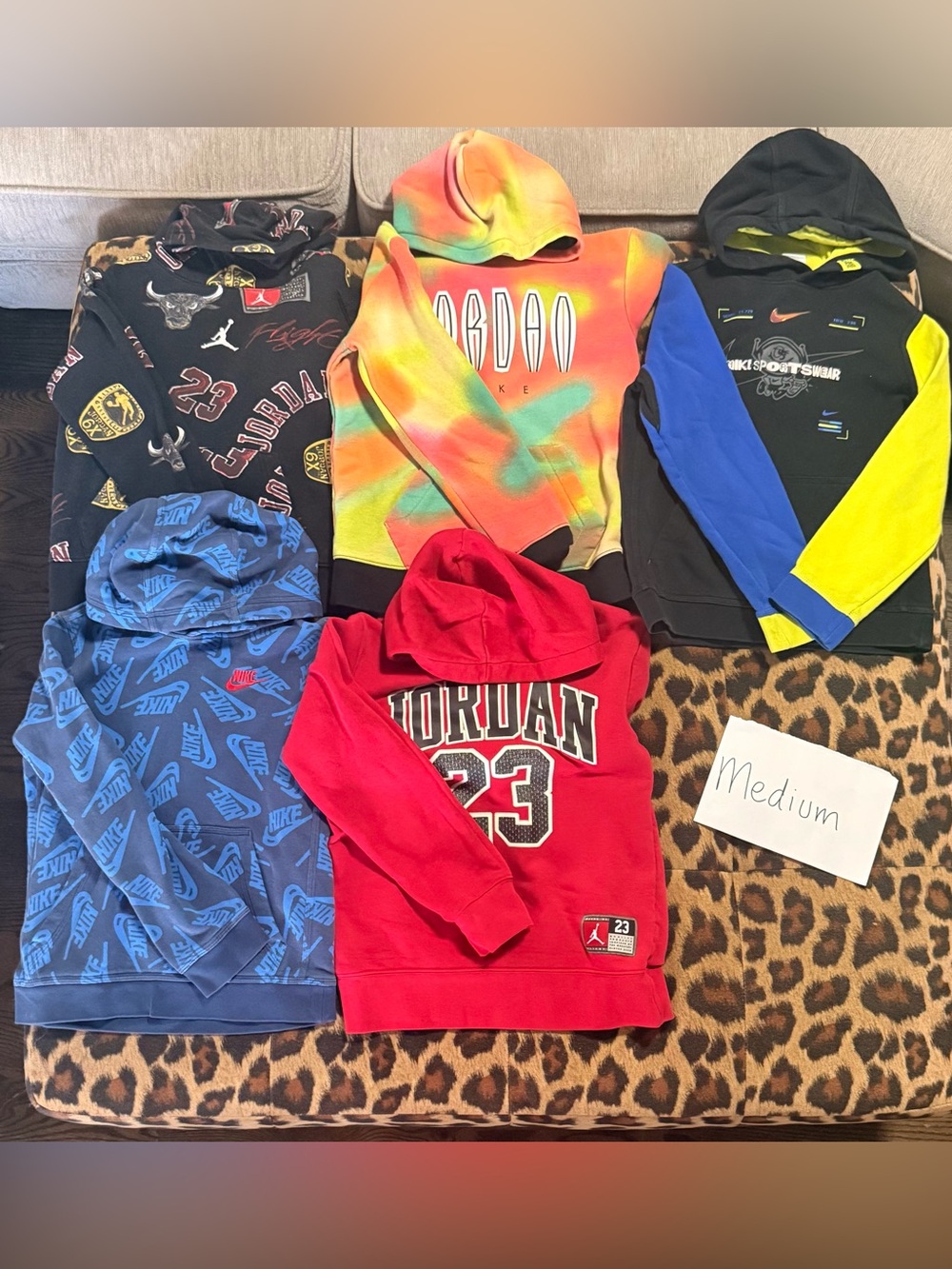 Five Jordan Hoodies!